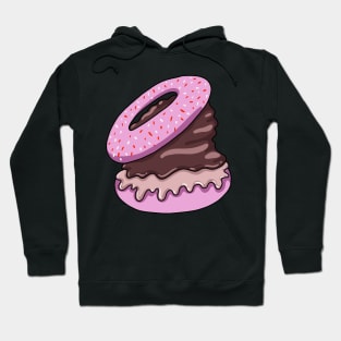 Yummy Donut Full Of Chocolate Hoodie